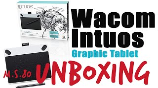 Wacom Intuos Tablet Unboxing [upl. by Euqnimod]