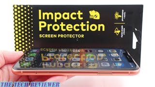 RhinoShield Impact Protection Screen Protector for iPhone XR Easy Install amp 5x Impact Protection [upl. by Ellenahc947]