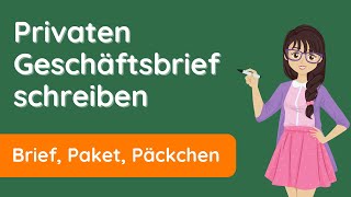 Privater Geschäftsbrief ✅ Anleitung Erklärung Beispiel [upl. by Arjun]