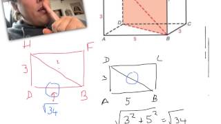 2 VWO Les 5 Pythagoras in Ruimtefiguren [upl. by Tullus]