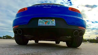 Launch control with the 2018 Porsche Macan Sport Edition Gopro en français 🥶🇺🇸🇲🇦🇫🇷 [upl. by Aisined963]