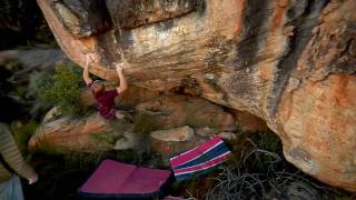 Nalle Hukkataival bouldering in Rocklands [upl. by Hacim]