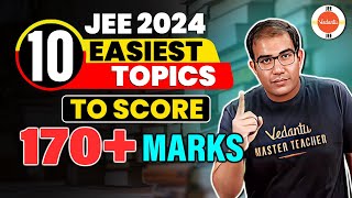 🔴JEE 2024 Attention🔴  Subject wise Marks Vs ile  Top 10 Easiest Chapters  PCM  Vinay Shur Sir [upl. by Quiteria]