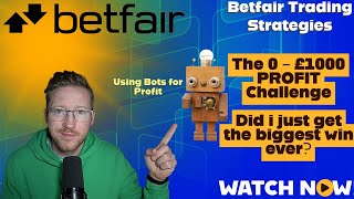 0  £1000 Challenge  1 Week using Betfair Trading Strategies [upl. by Ennahteb]