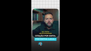 Mesmo diante da citação por edital a preventiva é ilegal shorts [upl. by Garlan855]