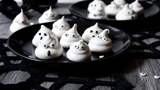 Ghost Meringue Cookies shorts [upl. by Maro]