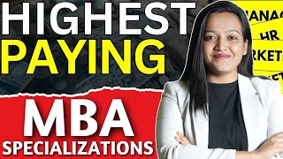 Top 5 MBA Specializations In 2024 👉🏻 High Paying MBA Specialization In 2024 ✅ mba [upl. by Winther]