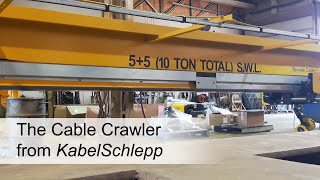 Cable Crawler Festoon System for Overhead Bridge Crane  Kristian Canada [upl. by Jdavie]