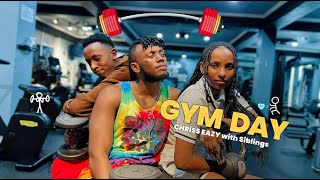 GYM DAY  Chriss Eazy with Siblings 🏋🏽‍♀️😂 [upl. by Ignacio]