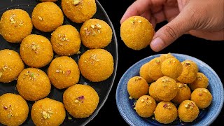 १०० परफेक्ट बेसन के दानेदार लड्डू कम घी में और सही माप के साथ  Besan Laddoo Recipe Kabitaskitchen [upl. by Ahtanaram]