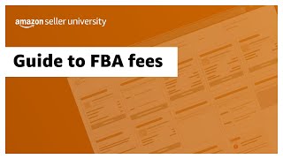 Guide to FBA Fees [upl. by Aehtla]