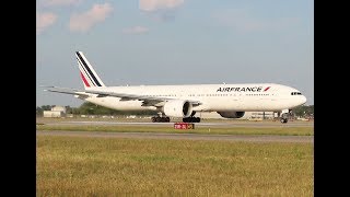 Air France 777300 take off DTW [upl. by Black]