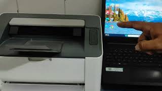 How to connect HP Laser 1008W Printer with Mobile WiFi  To generate Password of Printer for WiFi [upl. by Bernj]