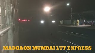 11100 Madgaon Mumbai LTT Express skipping Adavali [upl. by Dnalel567]