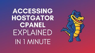 How To Access HostGator cPanel 2024 [upl. by Blumenthal]