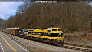 MUST SEE 5 NS Heritage Units Landgraff WV In 1 Day 122916 [upl. by Htirehc34]