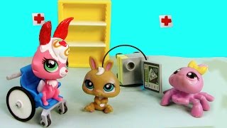 LPS Baby Bunny Born  Mommies Part 39 Littlest Pet Shop Series Movie LPS Mom Babies Bulldog [upl. by Ybab]