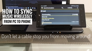 How To Sync Music Wirelessly From Windows To Android With MediaMonkey [upl. by Strickman973]