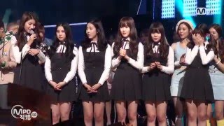 MPD직캠 여자친구 1위 앵콜 직캠 시간을 달려서 ROUGH GFRIEND Fancam No1 Encore full ver MNET MCOUNTDOWN 160218 [upl. by Dey]