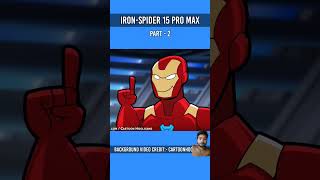 Iron spider shut  P2 spiderman marvelanimation ironman avengers marvel [upl. by Aldora]