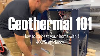 231 Geothermal 101  How to heat your home with 400 efficiency [upl. by Nivlag]