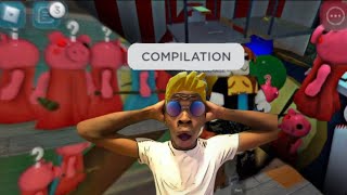 Roblox PIGGY VS HACKER MEME COMPILATION 2 [upl. by Aldos]