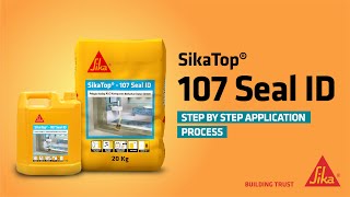 SikaTop®  107 Seal ID  Application Process [upl. by Cruce612]