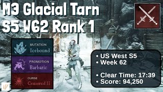 New World M3 Glacial Tarn DPS POV with Builds S5 Week 62 [upl. by Woodie]