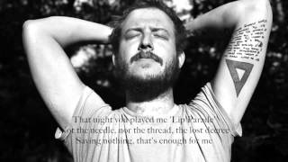 Bon Iver  Holocene Lyrics video [upl. by Dugaid]