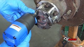 How To Rebuild A Toyota 4X4 Solid Front Axle Part 1 Initial Tear Down [upl. by Blinni41]