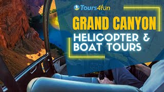 Helicopter amp Boat Tours of the Grand Canyon West Rim from Vegas [upl. by Wit29]