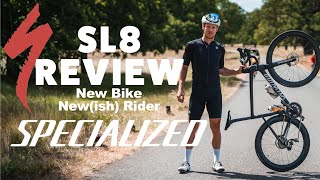 Specialized SL8 Review  100kg rider sub 7kg bike New Bike Day [upl. by Raji]