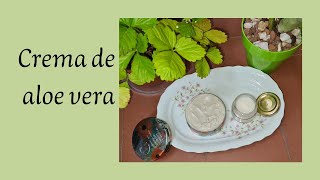 Como hacer una CREMA CON ALOE VERA  COSMETICA CASERA Y NATURAL  2 FORMAS DE HACER CREMA CON ALOE [upl. by Narhem]