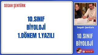 10SINIF YAZILIYA HAZIRLIK  10 BİYOLOJİ  1DÖNEM  1YAZILI [upl. by Ahcorb]