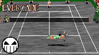 Tennis All Stars Evercade  Codemasters Collection 1 Gameplay [upl. by Hosea]