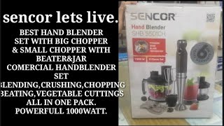 Best Hand Blender setsencor shb5501 unboxing n demo [upl. by Enylcaj972]