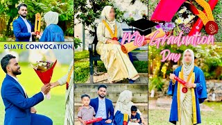 கல்யாண நாள் போல மற்றுமொரு மகிழ்ச்சியான தருணம்❤️‍🩹Best Convocation vlog SLIATE🇱🇰vlog dayinmylife [upl. by Allevon]