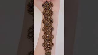 DIY  how to  beaded bracelet  beautiful beaded jewellery sweetcreations jewellery [upl. by Bernardine517]