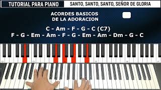 Tutorial  Santo Santo Santo Señor de Gloria y Majestad  By JOSUE VZ MUSIC [upl. by Ennaeirb]