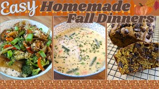 EASY HOMEMADE DINNERS AND DESSERTFALL INSPIRED RECIPESMEAL IDEAS TheSouthernRustic [upl. by Nylecsoj]