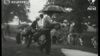 Walter Hagen wins PGA Tournament 1925 [upl. by Zakarias]