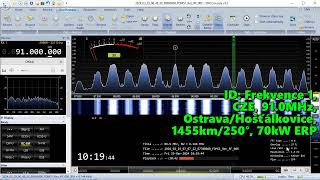 29032024 1019UTC Ms Frekvence 1 CZE 910MHz 1455km [upl. by Assirhc3]