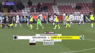 20190119  Boreham Wood vs Havant amp Waterlooville  Highlights [upl. by Gabby]