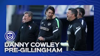 Danny Cowley prematch  Pompey vs Gillingham [upl. by Wymore]