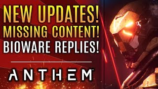 Anthem  New Updates Bioware Responds To Missing E3 Features EA Play 2019 Dates [upl. by Nelyahs]