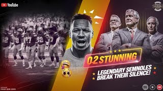 FSUs Stunning 02 Collapse Legendary Seminoles Break Their Silence [upl. by Aehtrod]