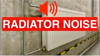 Noisy radiator How To Fix Banging Ticking Knocking Hammering radiator noise [upl. by Salba]