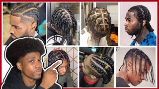 Mens Stitch Braids on SHORT hair  Straight Backs [upl. by Netsua604]