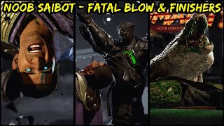 Noob Saibot  Fatal Blow Fatalities amp Animality  Mortal Kombat 1 [upl. by Jacquetta]