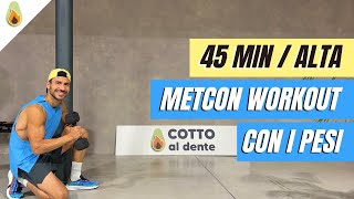 METCON  allenamento coi pesi Cotto al Dente [upl. by Lah]